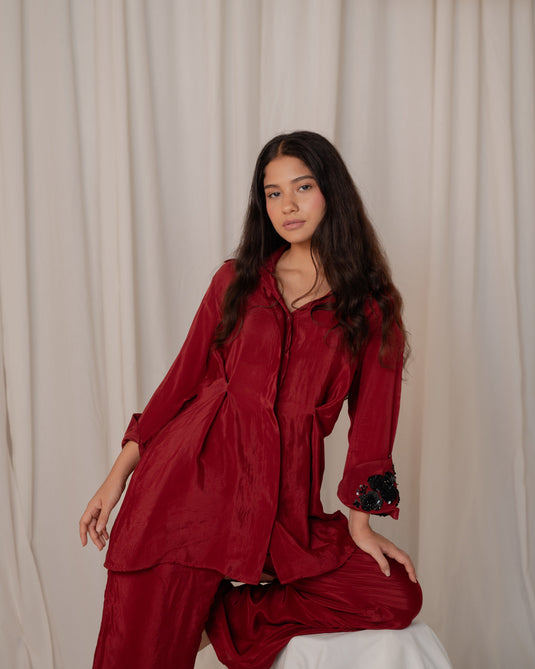 Embroidered Cuff Coord