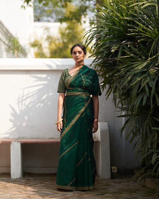 Rani Panna  Saree