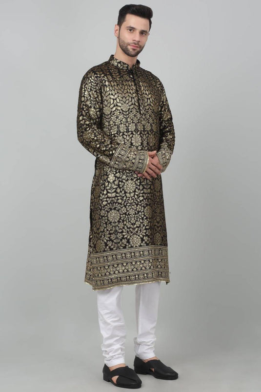 Pulbangush Sequin Embroidered Kurta Set