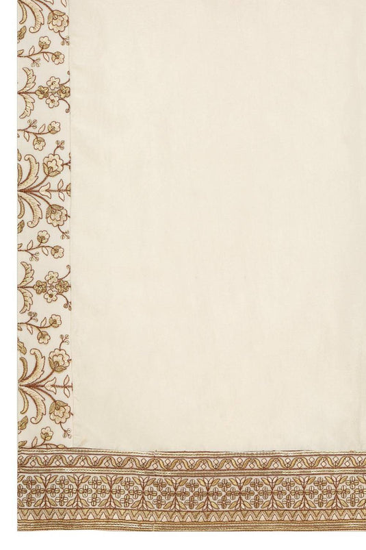 Nizam Embroidered Sherwani Set - Ivory