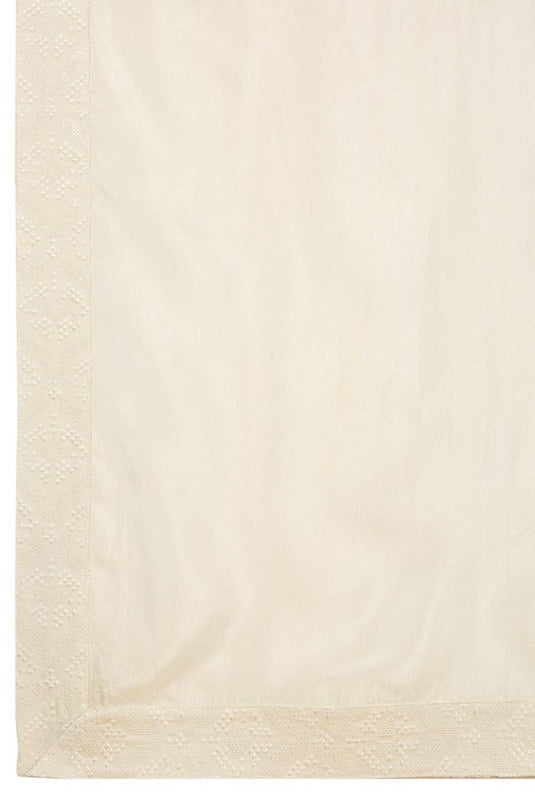 Shwet Banaras Embroidered Sherwani Set - Ivory White