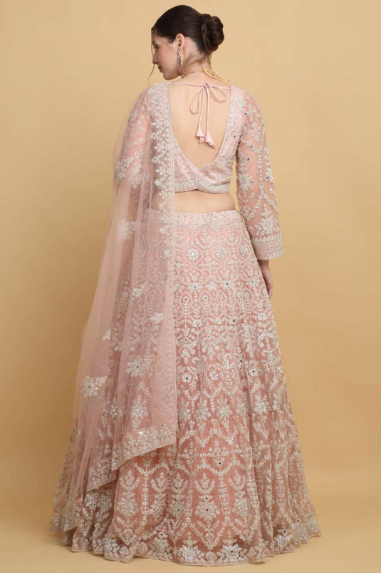 Suhavana  Embroidered Floral Bridal Lehenga Set