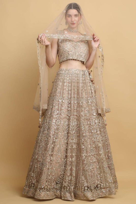 Swanidhya Embroidered Floral Bridal Lehenga Set