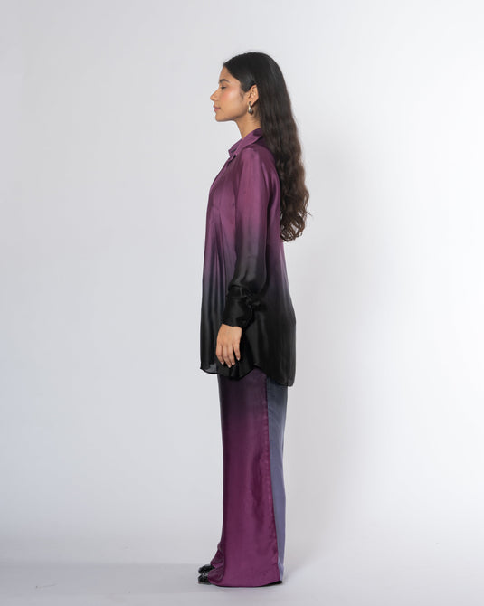 Pleated Shirt Coord