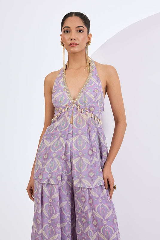 Lilac Sharara Set
