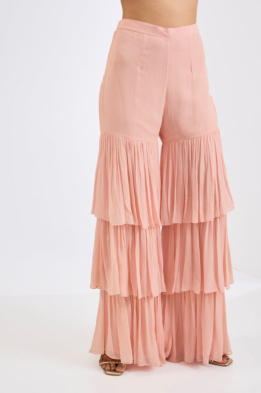Peach Garara Set