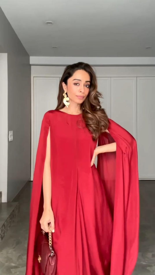 Double Cowl Dress
