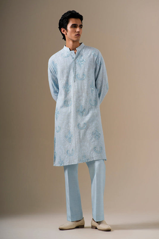 Azure Noor Kurta Set