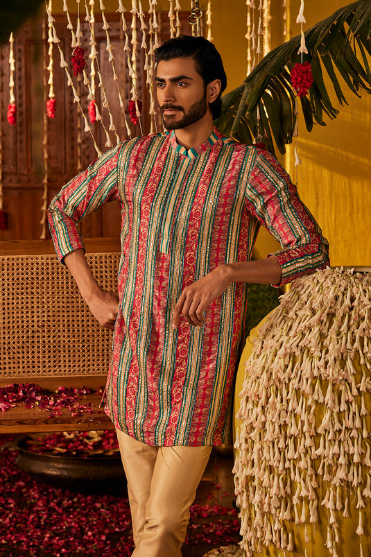 Base Pink Kurtas