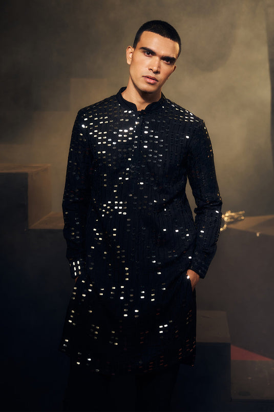 Black Kurta Set