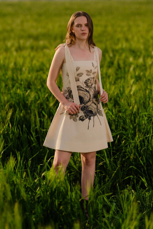 Black Rose Short Dress