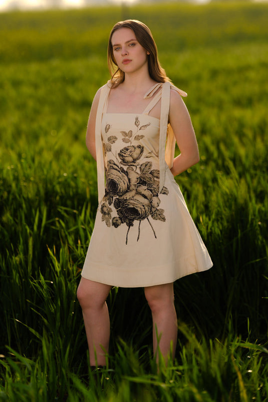 Black Rose Short Dress