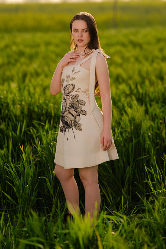 Black Rose Short Dress