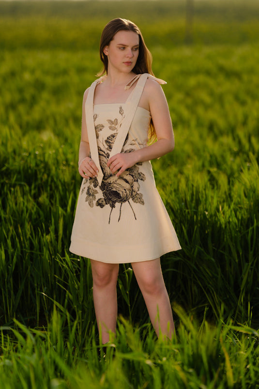 Black Rose Short Dress