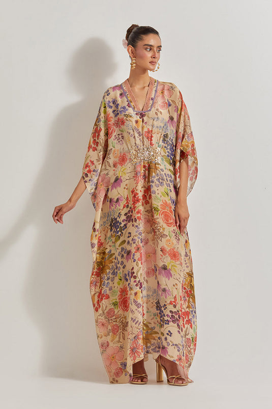 Blooming Burst  Kaftan