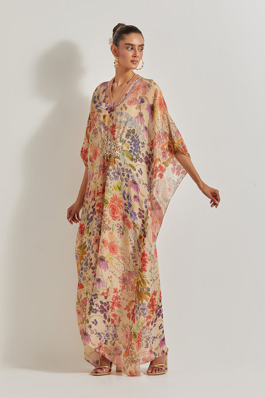 Blooming Burst  Kaftan