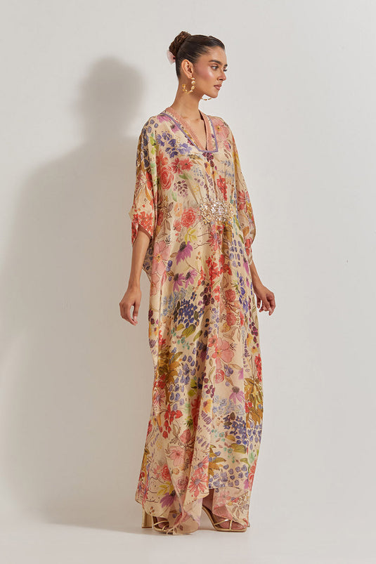 Blooming Burst  Kaftan