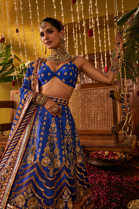 Blue Lehenga Set
