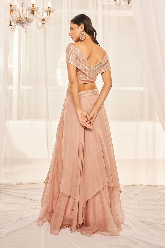 Blush Pink Lehenga Set