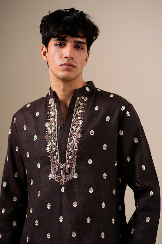 Cacao Majesty Kurta Set