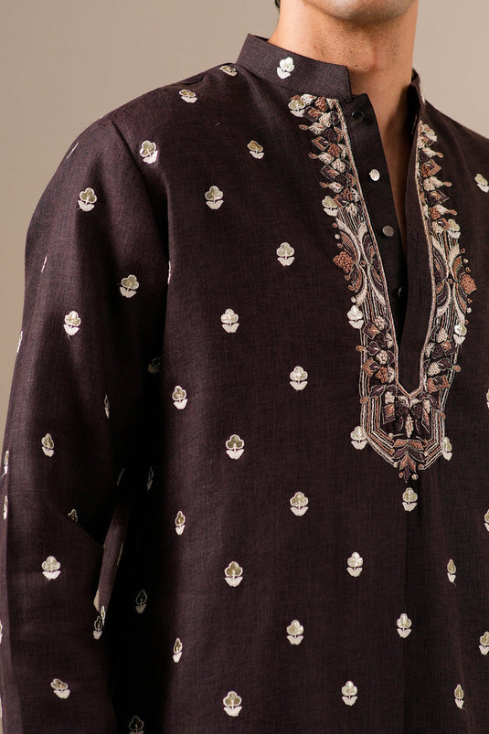 Cacao Majesty Kurta Set