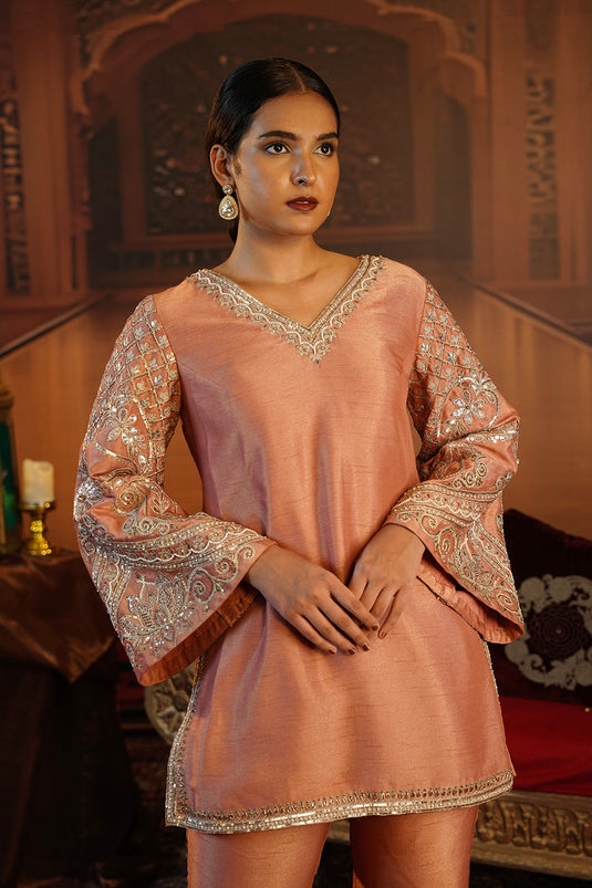 Dusty Rose Pink Suit Set