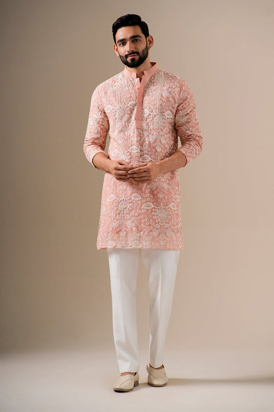 Floral Blush Kurta Set