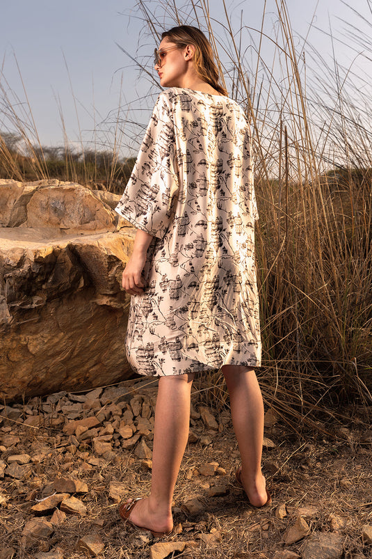 Floral Reverie Kaftan Dress