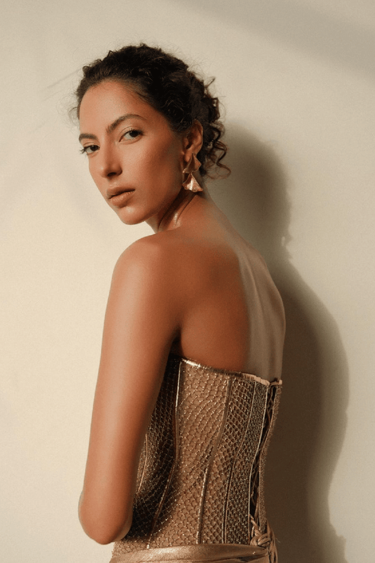 Gilded Gold Gown