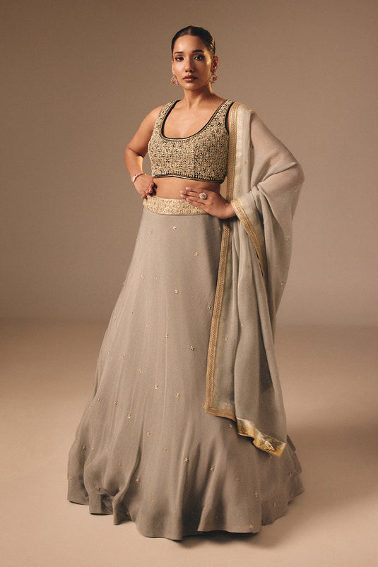 Green Lehenga Set