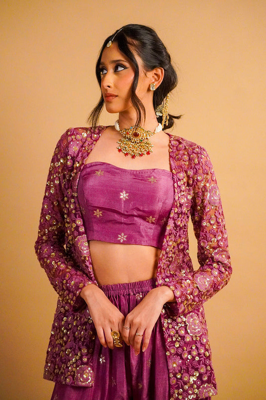 Iris Jacket with Balloon Pants Set