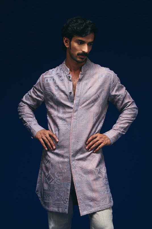 Jibaro Front Open Kurta Set