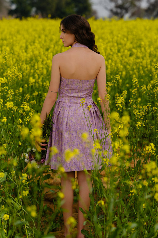 Lavender Short Dress