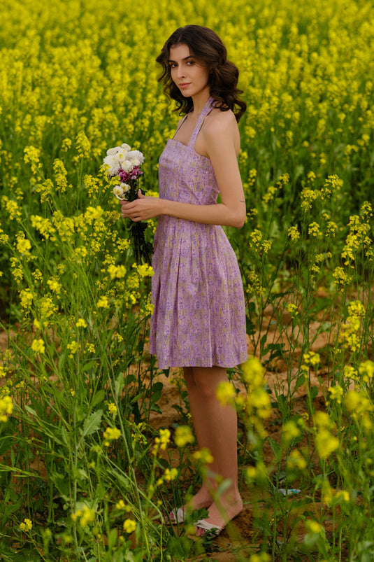 Lavender Short Dress