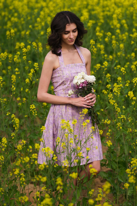 Lavender Short Dress