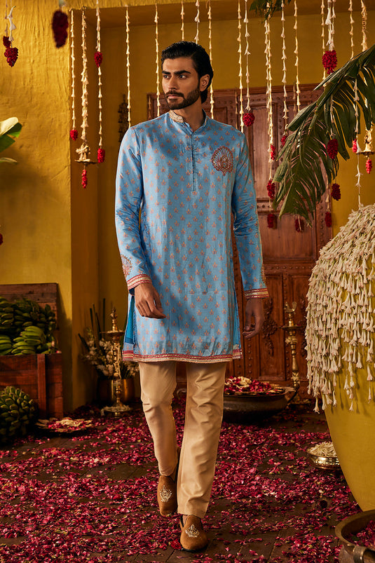 Light Blue Kurtas