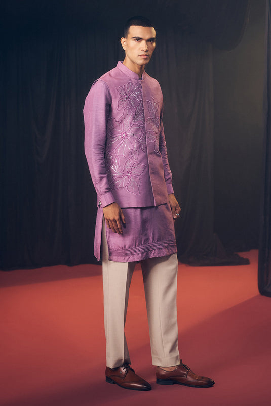 Lilac Kurta Set