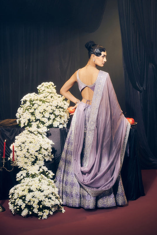Lilac Lehenga Set