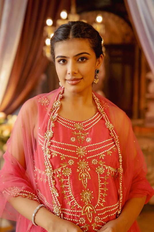 Magenta Pink Sharara
