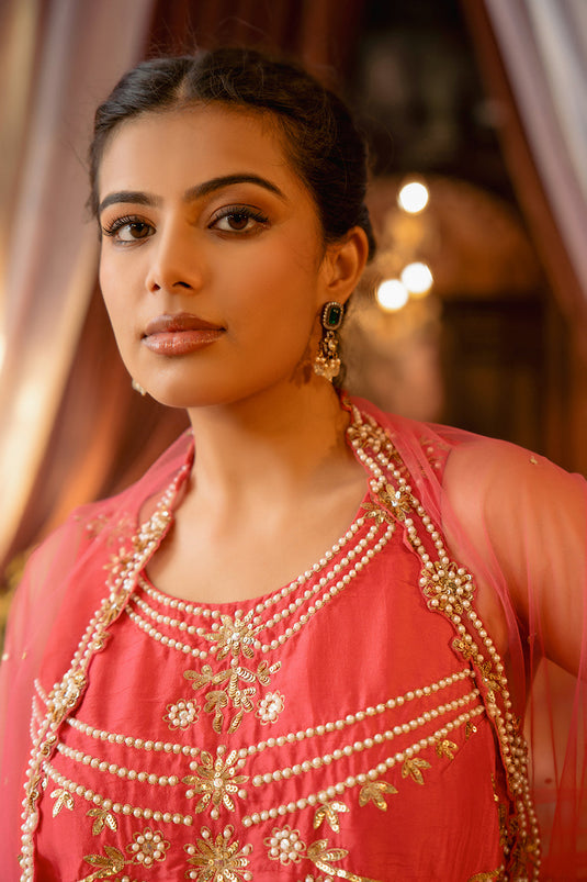 Magenta Pink Sharara