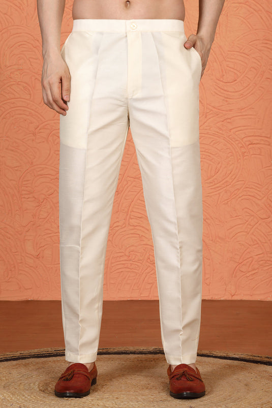 Maharaj Embroidered Kurta with Back Elastic Pants