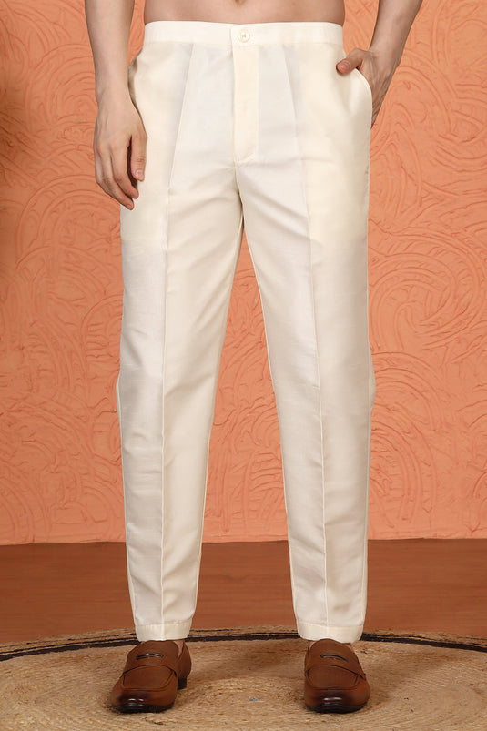 Maharaj Embroidered Kurta with Back Elastic Pants