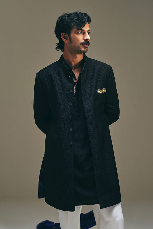 Meander Achkan Set