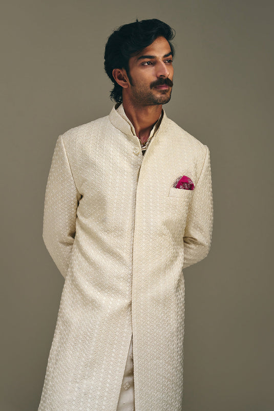 Meander Achkan Set