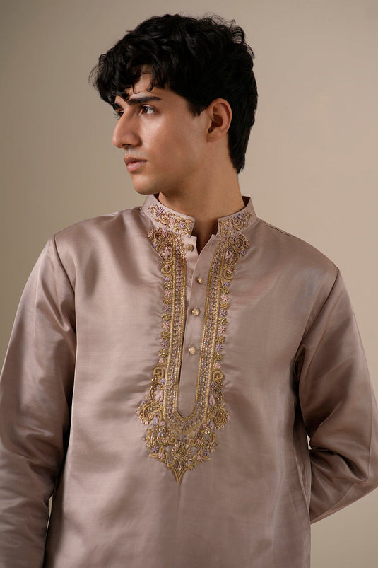 Mehfil Mauve Kurta Set