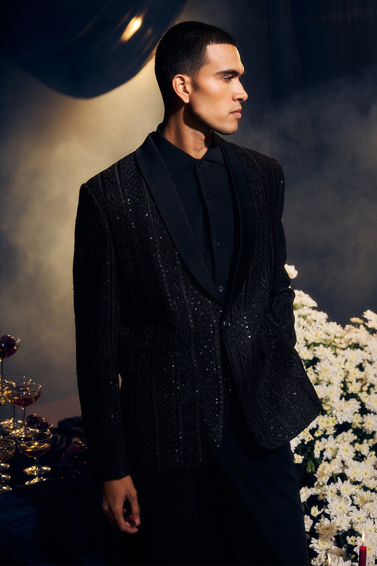 Black Tuxedo  Set