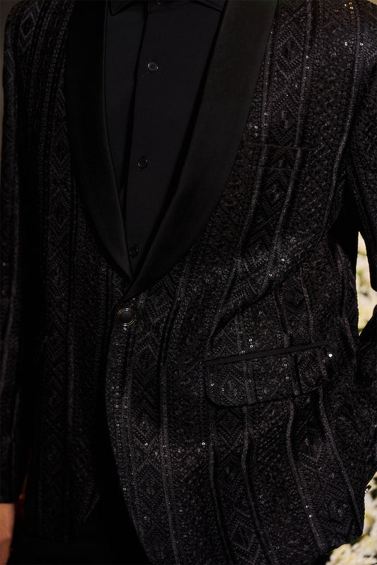 Black Tuxedo  Set