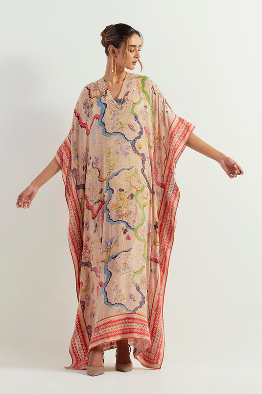 Multi Colour Kaftan