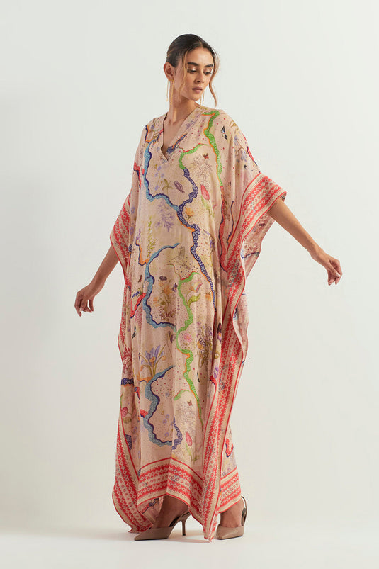 Multi Colour Kaftan