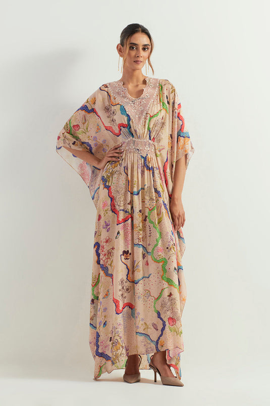 Multi Colour Kaftan